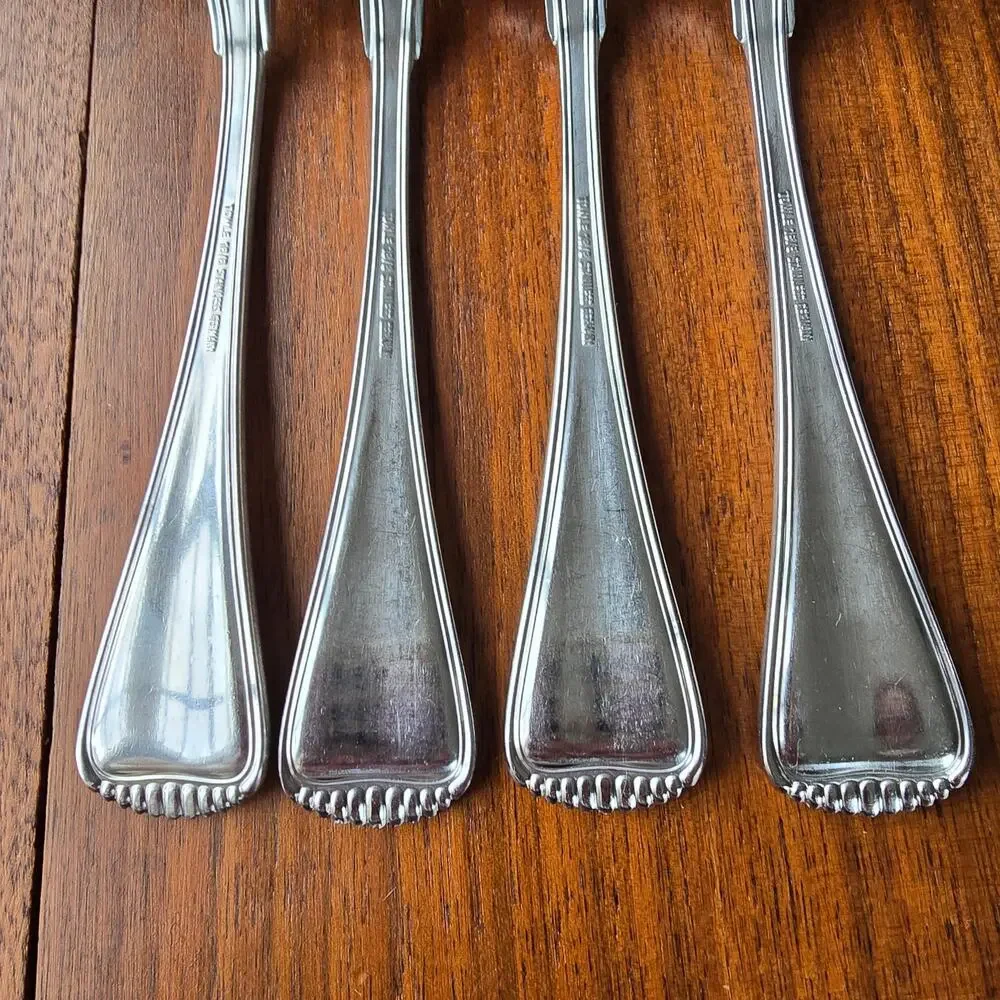 Towle Hamilton Dinner Forks Stainless Steel Germany 18/8 Satin Handle Set of 4